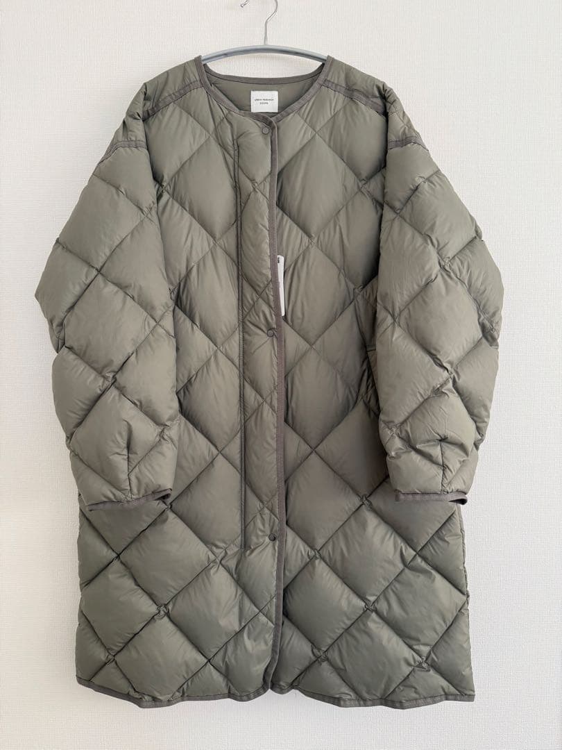 DOORS ライトダウンキルトロングコート　 新品タグ付　カーキ