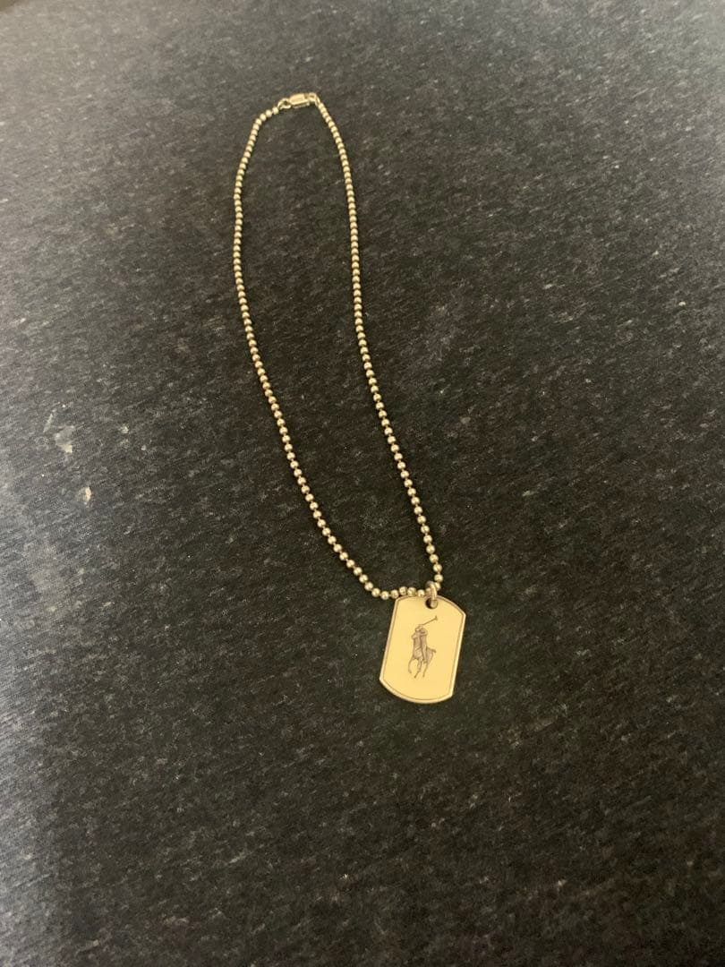 Ralph Lauren ロゴ ドッグタグ ネックレス
