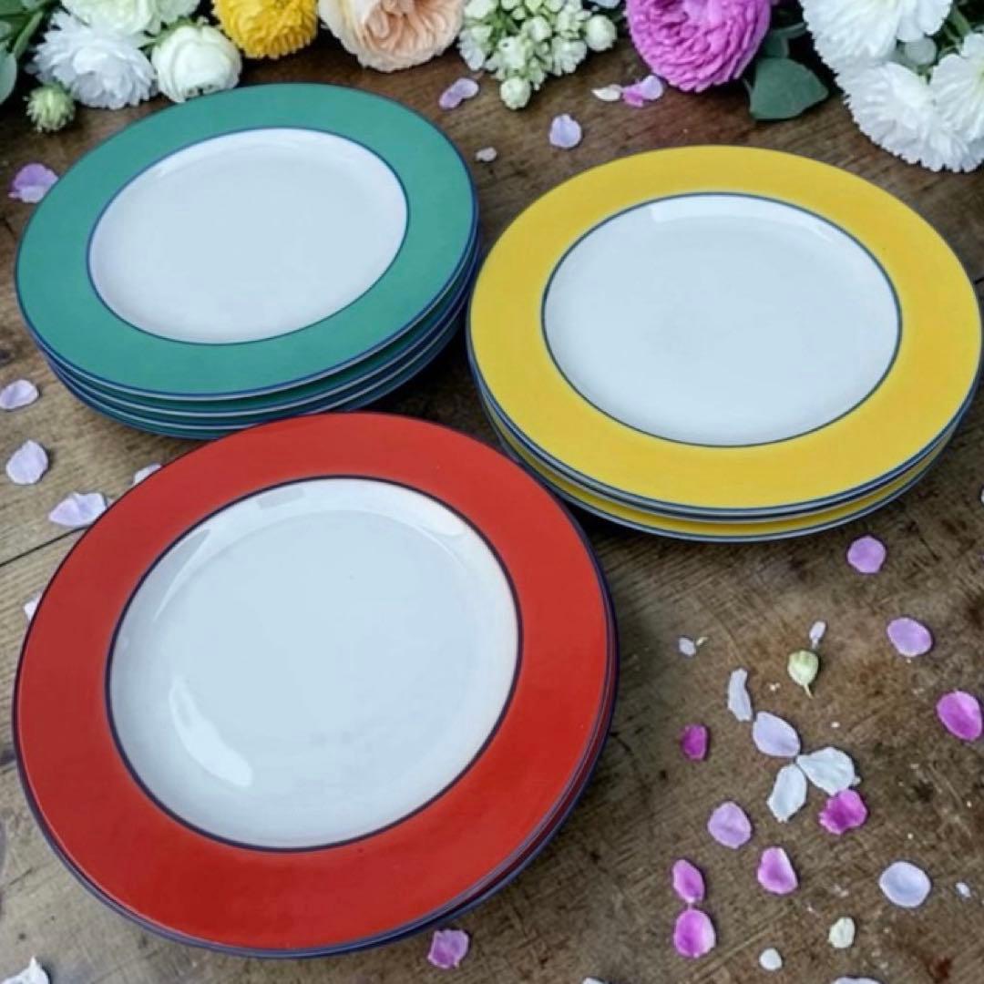 トニャーナ　イタリア製　磁器プレート皿　9枚セット