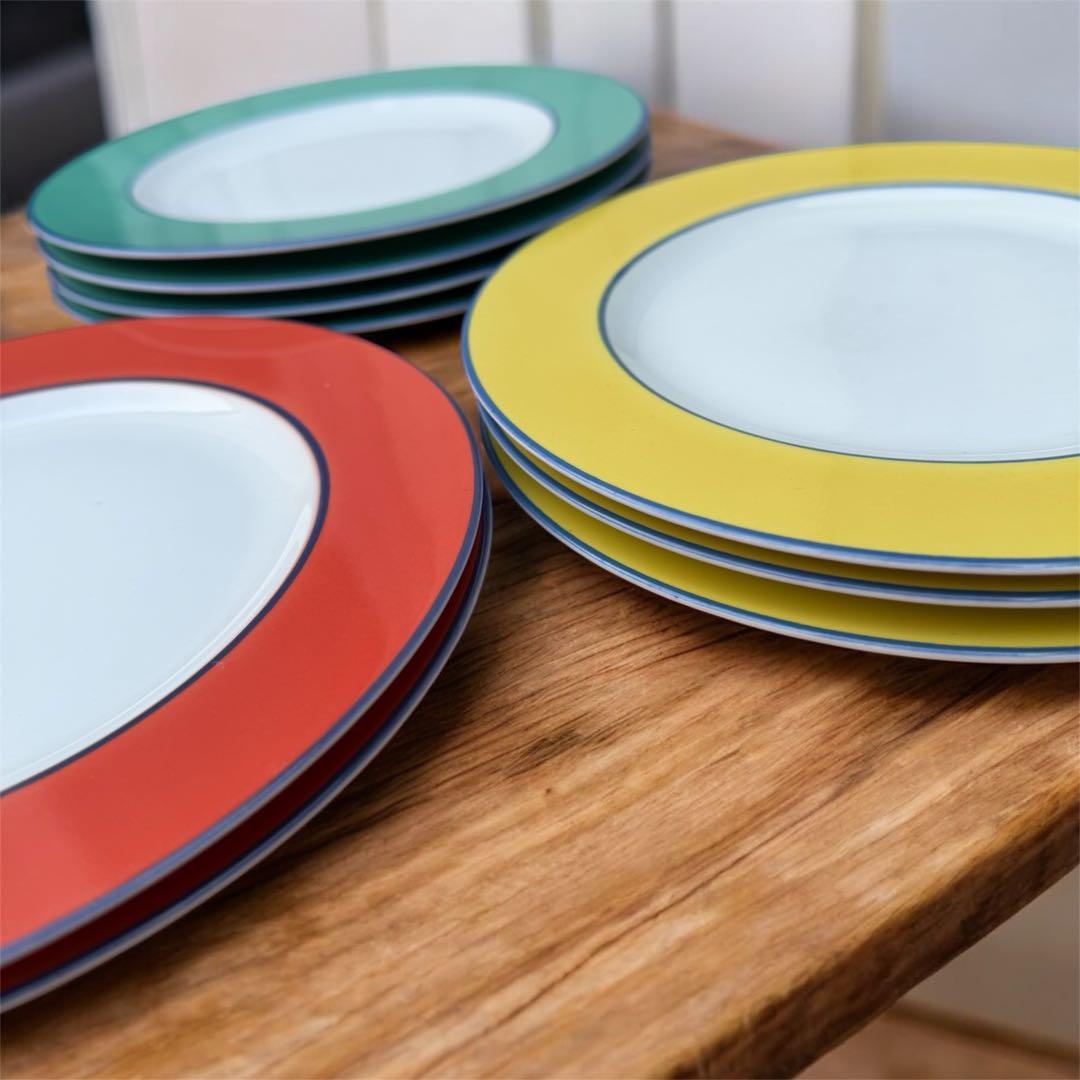 トニャーナ　イタリア製　磁器プレート皿　9枚セット