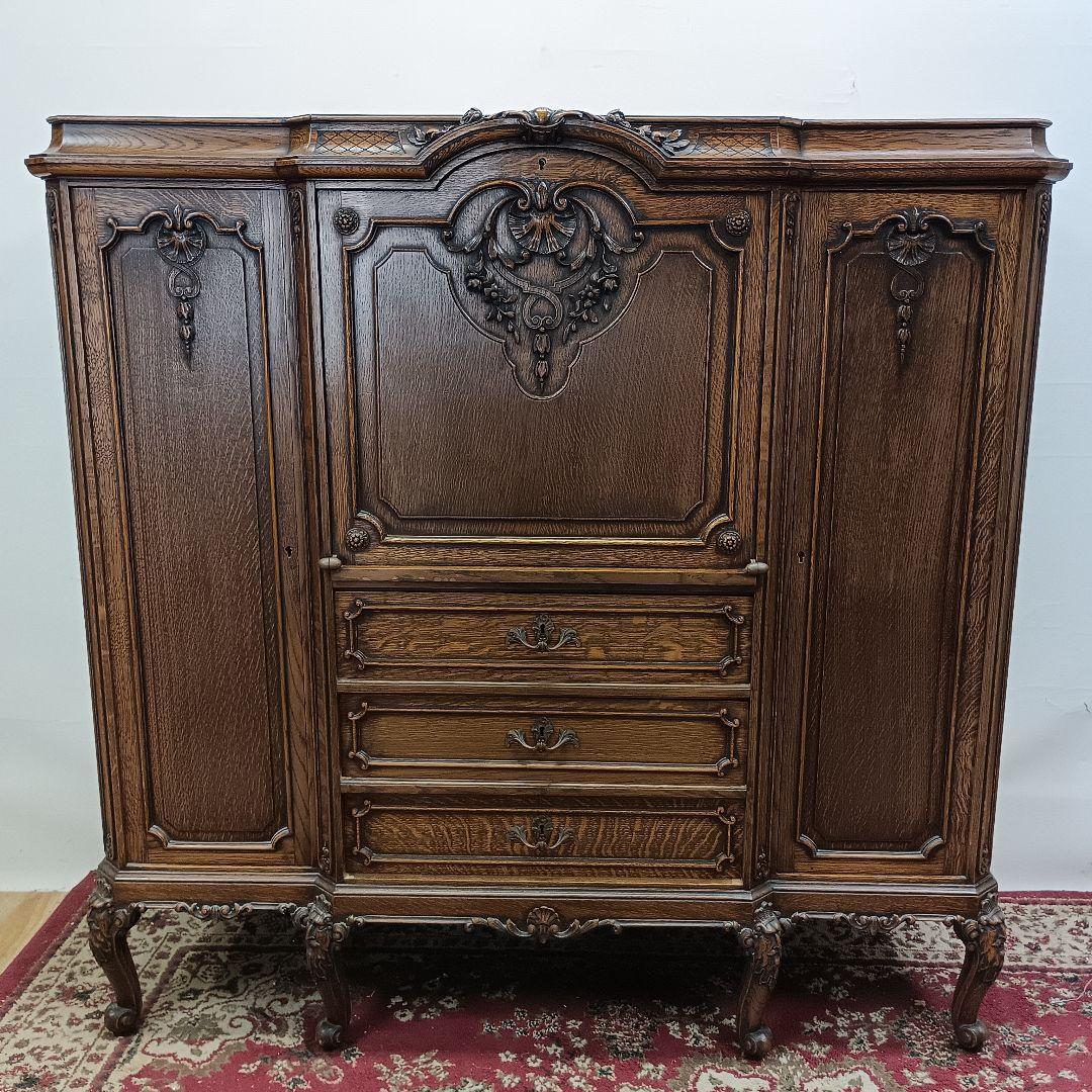 キャビネット　アンティーク　猫脚　外国製