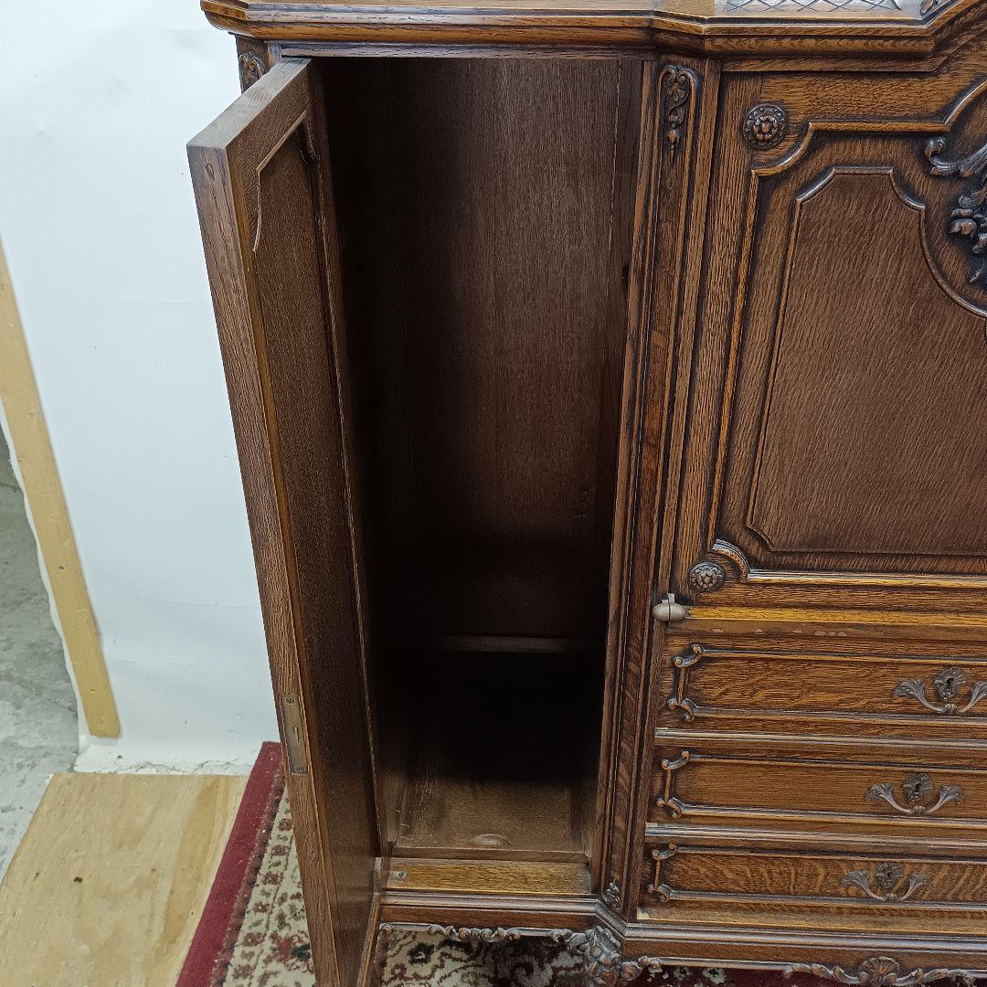 キャビネット　アンティーク　猫脚　外国製