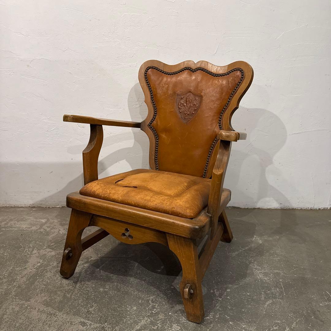 ヴィンテージチェア　レザーソファ