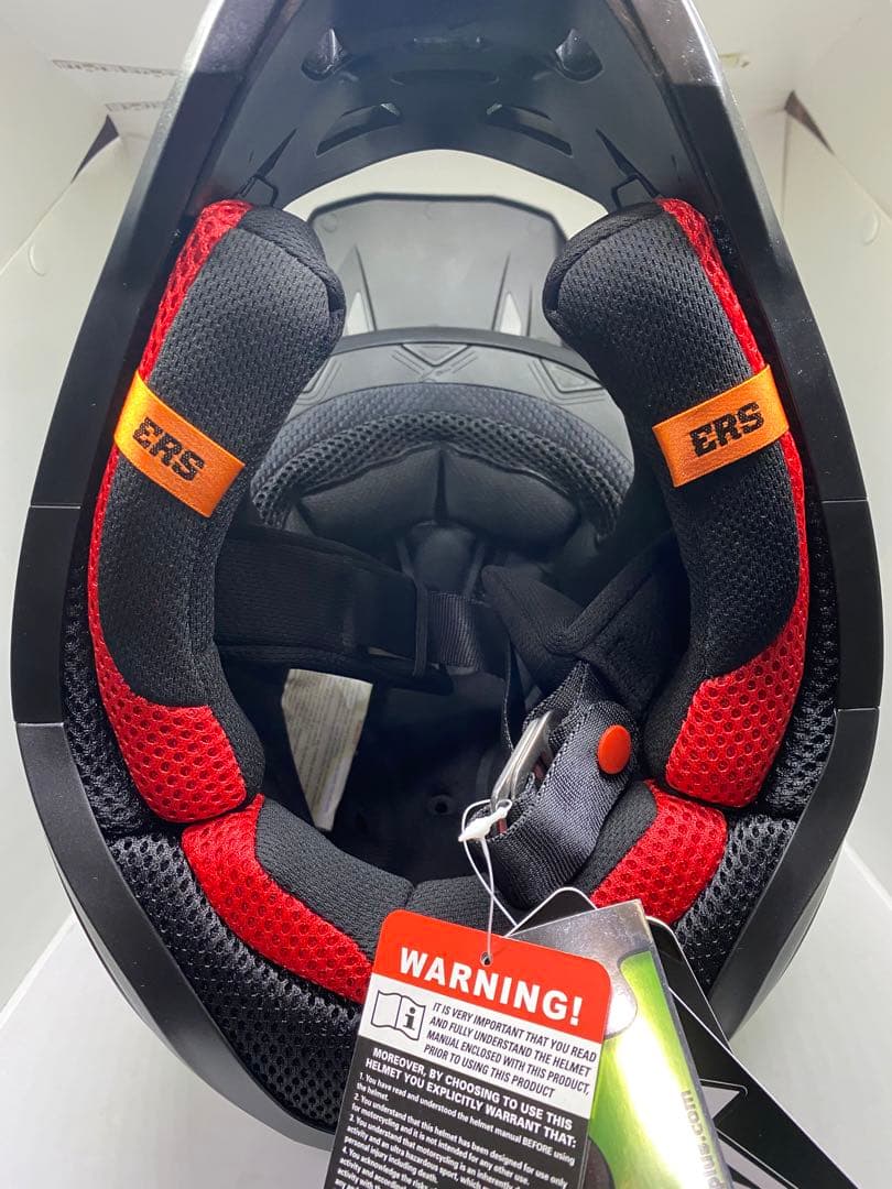 あか、アルパインスターズ SM5 オフロードヘルメット