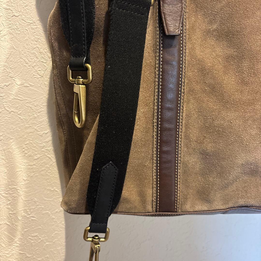 OLD コーチ　トートバッグ　COACH ショルダーバッグ　スウェード