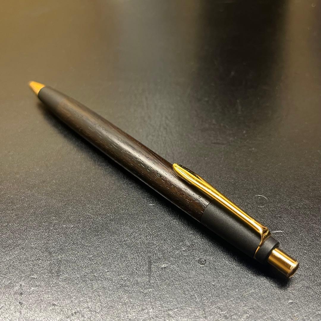 【旧型】野原工芸 ハカランダ シャープペンシル　ゴールド