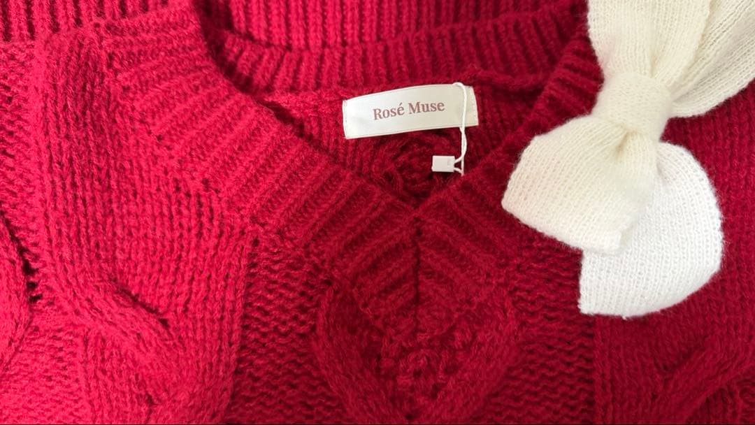 トップス Rosemuse Oversized cable knitOP