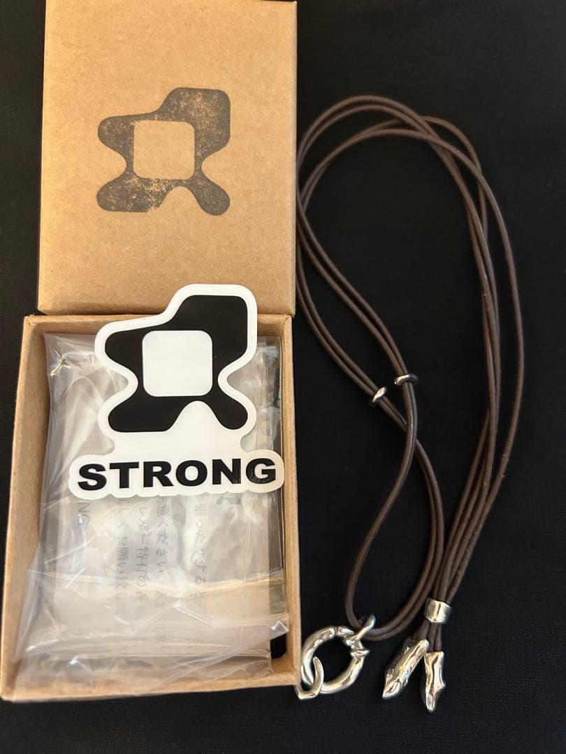 アクセサリー strong void leather necklace silver 925
