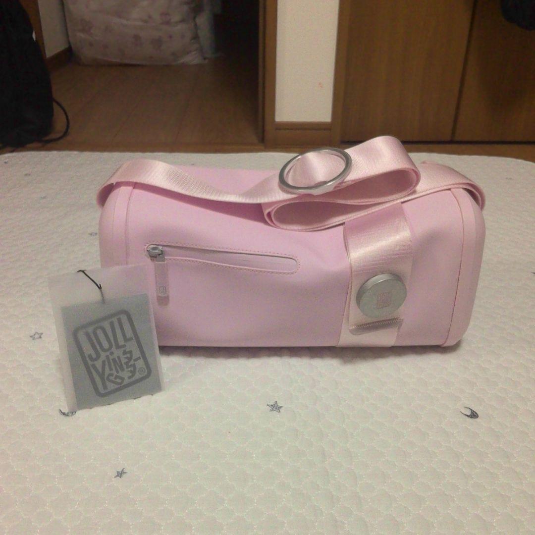 ピンク 旅行バッグ ジッパー付き