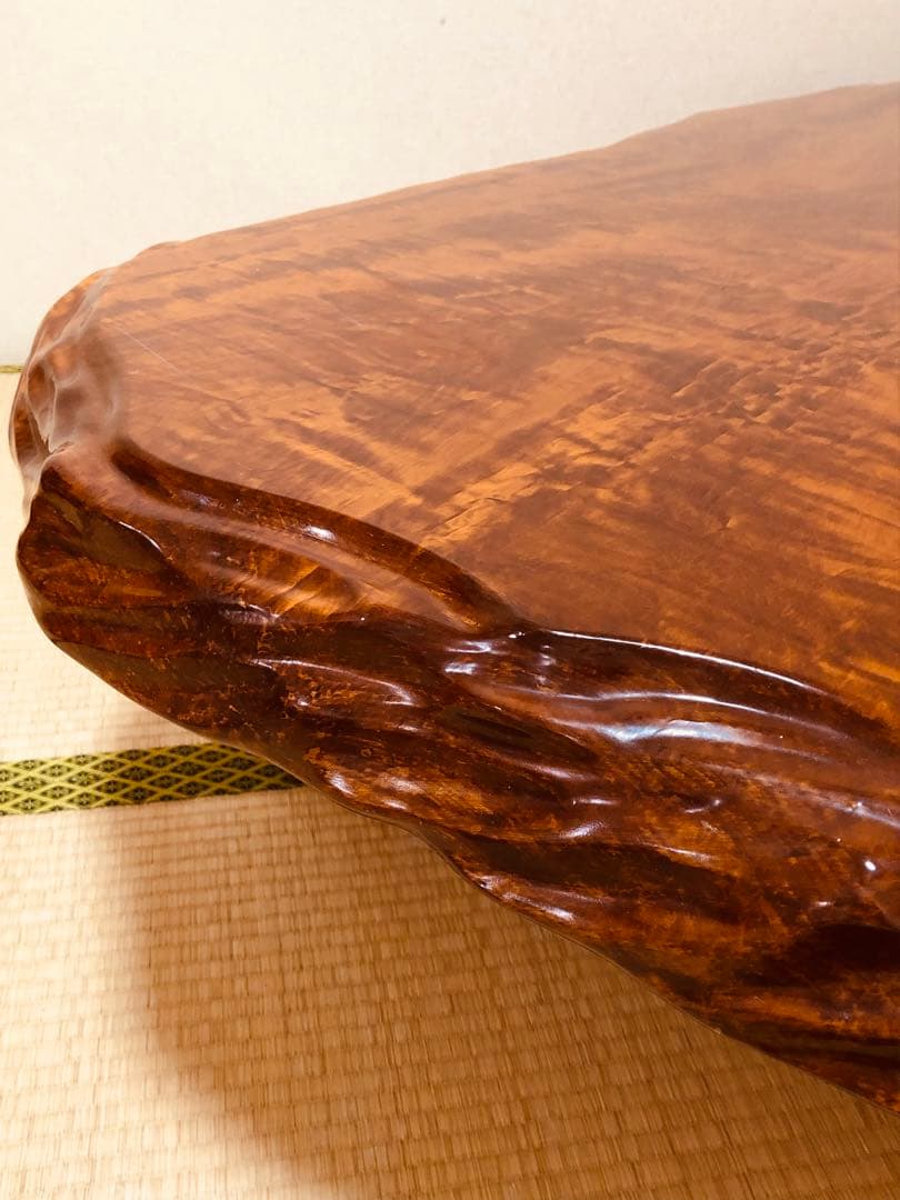 【格安出品】座卓 キズあります 重量50kg 天板厚み7cm