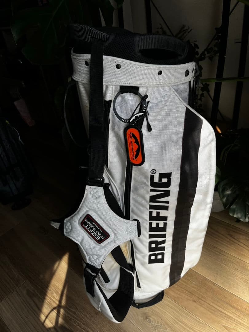 BRIEFING BEAMS GOLF キャディバッグ ホワイト