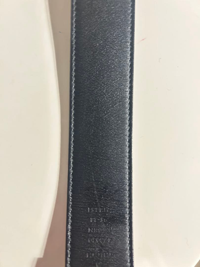 値下げ可能‼️Gucci グレー Gロゴバックル ベルト