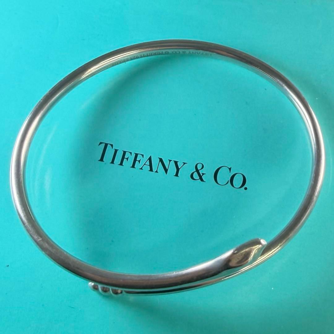 美品 Tiffany スネーク バングル ブレスレット シルバー Vintage