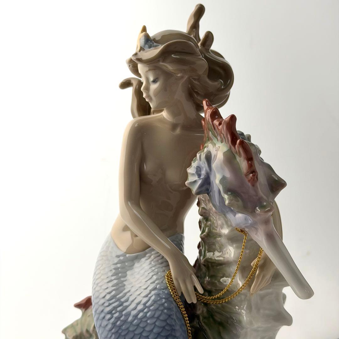リヤドロ lladro 人魚　マーメイド　海の皇女　タツノオトシゴ