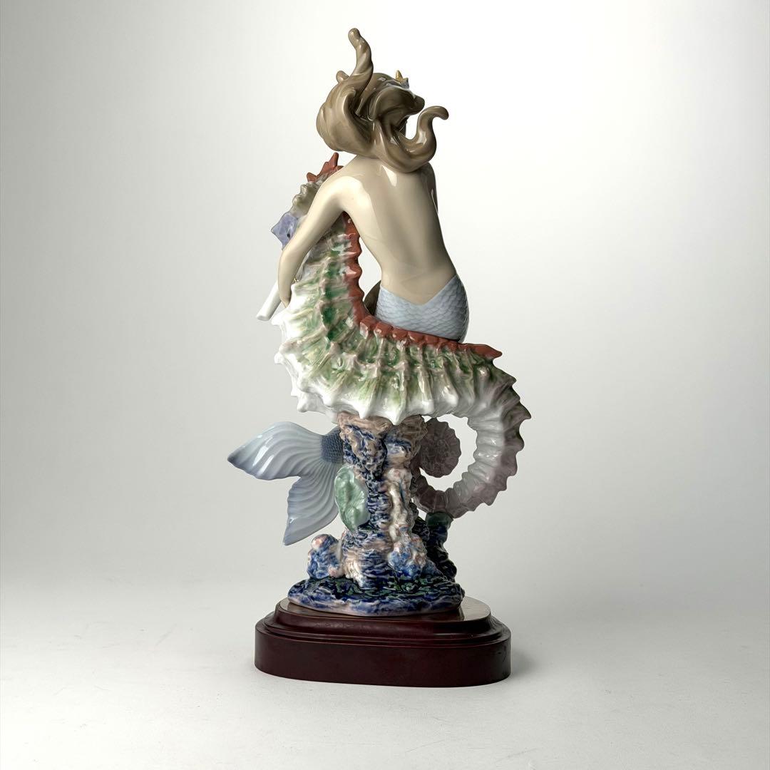リヤドロ lladro 人魚　マーメイド　海の皇女　タツノオトシゴ