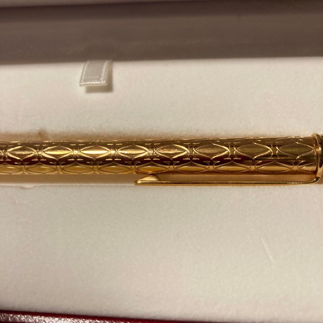 Cartier ゴールドボールペン 専用ケース付き