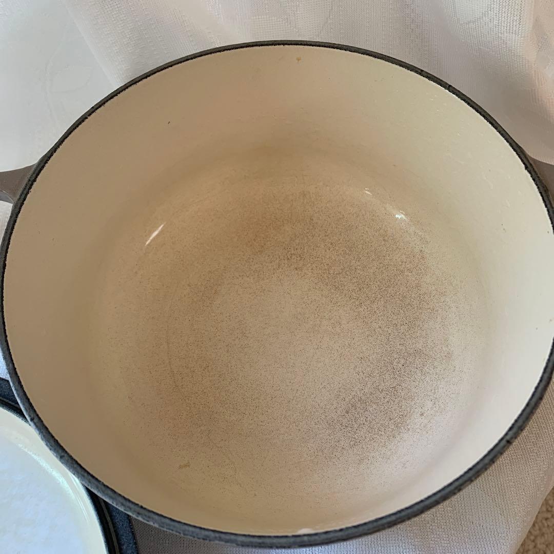 LE CREUSET グレー ジュ　両手鍋 20cm