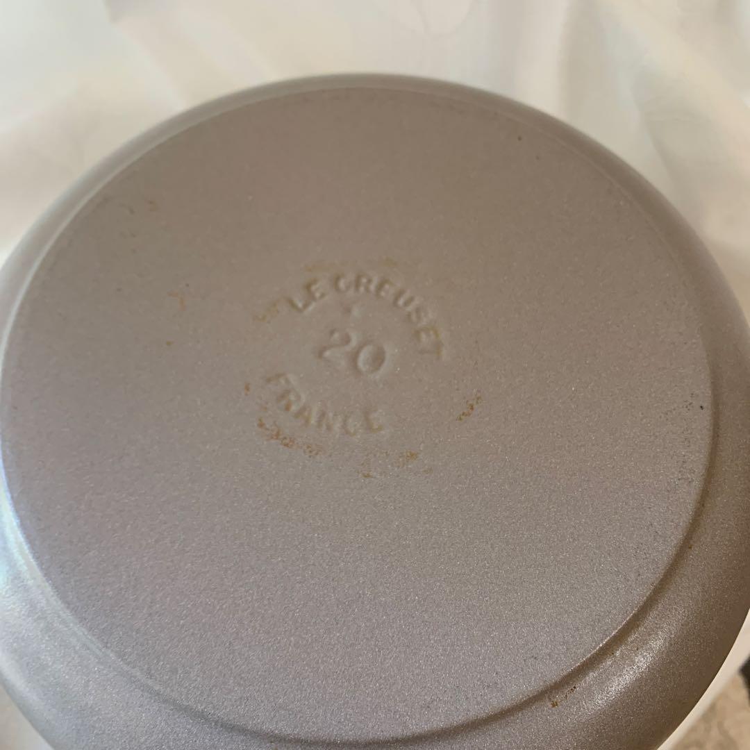 LE CREUSET グレー ジュ　両手鍋 20cm