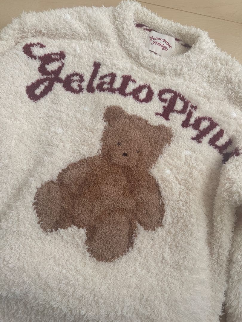 Gelato Pique テディベアルームウェアセットアップ