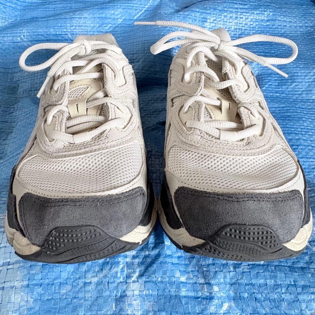 美品⬛︎asics⬛︎GELーNYC⬛︎WHITE/SMOKE GREY⬛︎27.5