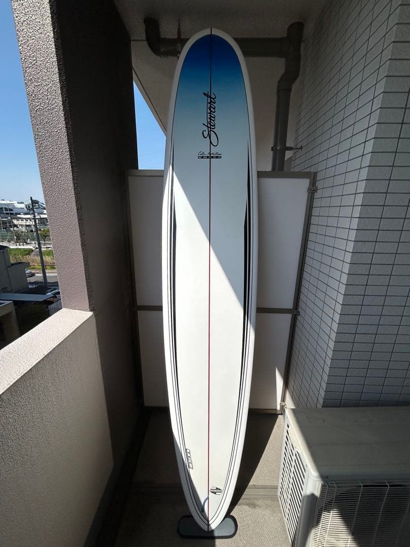 Stewart ロングボード 9.0 フィン+ハードケース付