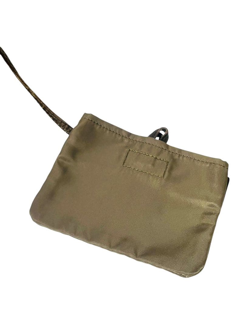 美品☆フェリージ　トートバッグ　リバーシブル　15-59 カーキ