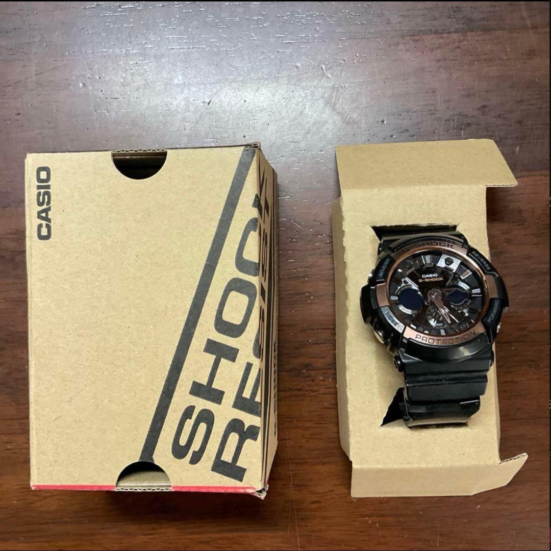 GA-200RG-1AJF CASIO G-SHOCK ブラック　箱、説明書付き