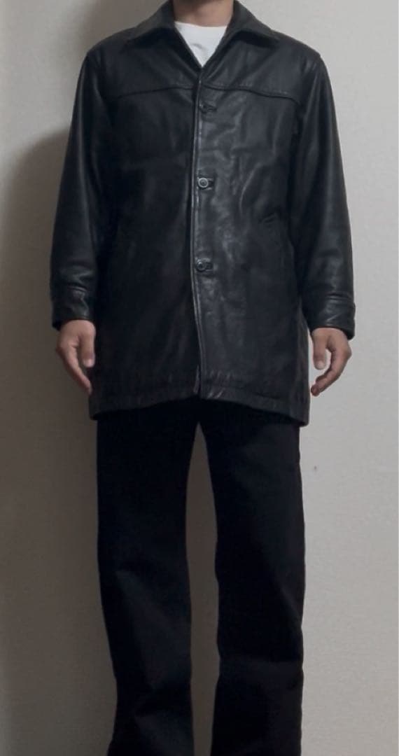 希少OLD GAP 90s カーコート　レザー　XS 野村訓一
