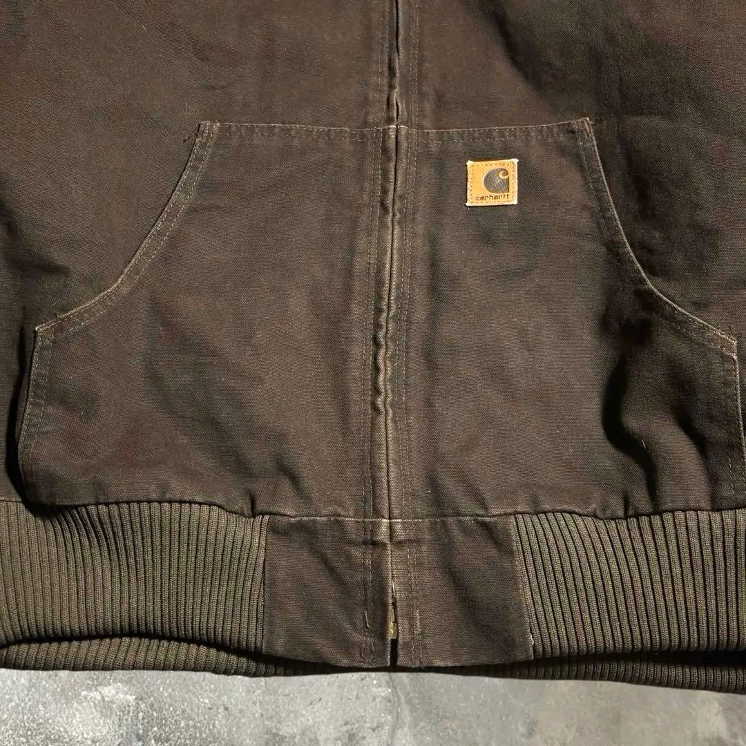 【希少】carhartt アクティブジャケット J130 DKB 雰囲気抜群