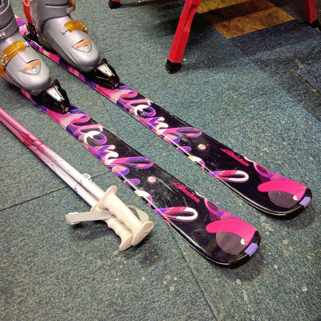 メンテナス済 145cmカザマ 靴25cmストック付