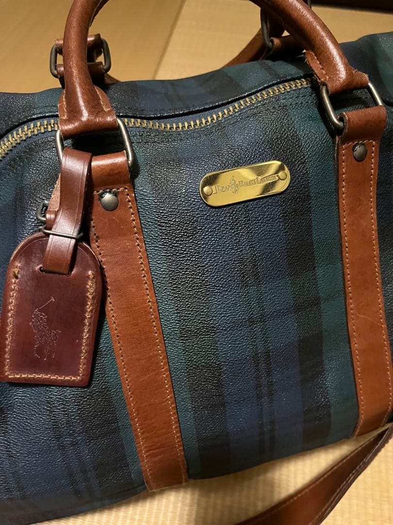 poloralphlaurenボストンバッグ大容量
