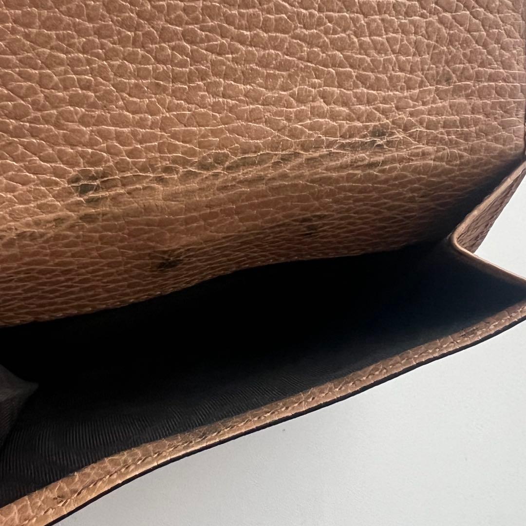 91 極上美品 GUCCI グッチ 2つ折り財布