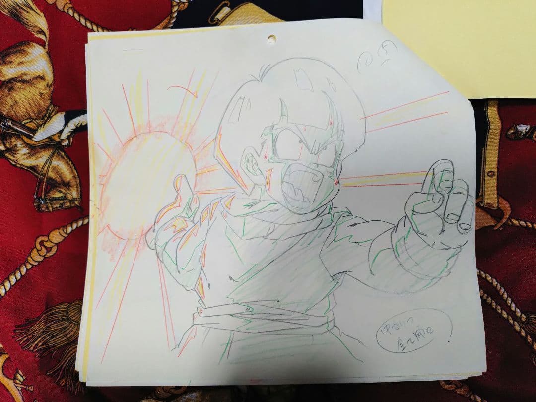 j*い様 ドラゴンボール セル画 手描き 原画 孫悟飯 当時物