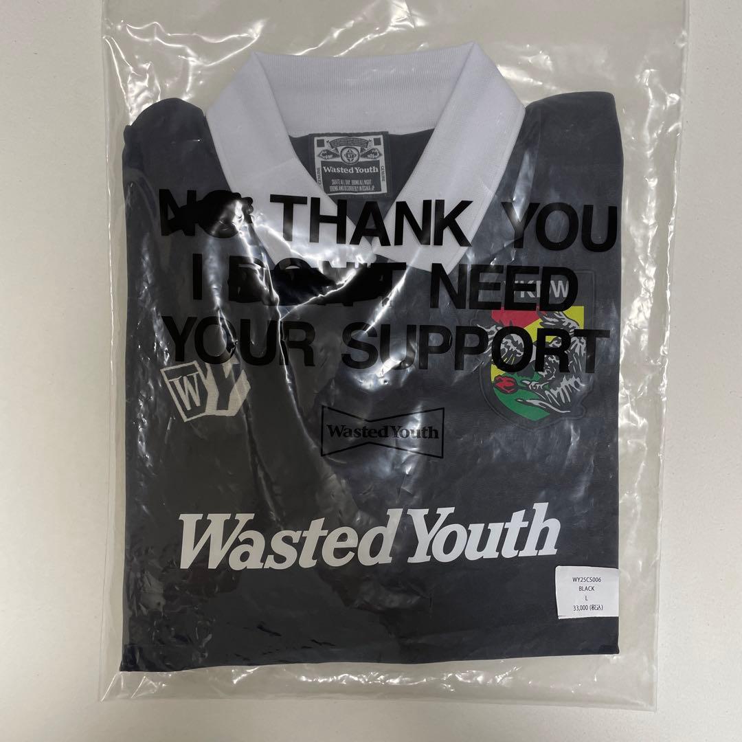 新品未使用 Wasted Youth Soccer Shirt ブラック 黒