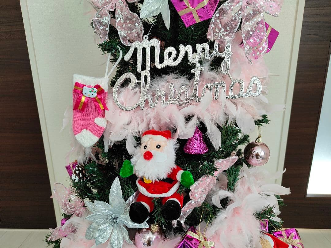 クリスマスツリーセット 150CM 豪華 オーナメント LEDライト付