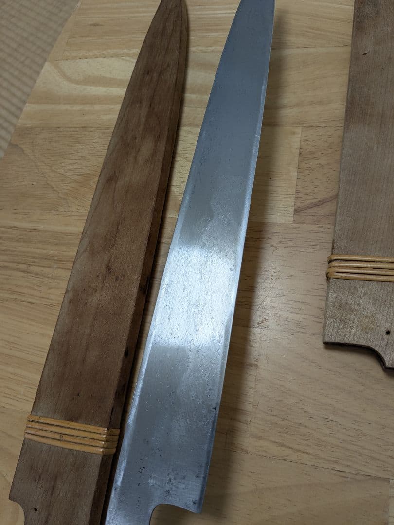 左利き用　博多菊秀　本焼き　柳刃包丁　菜切　セット