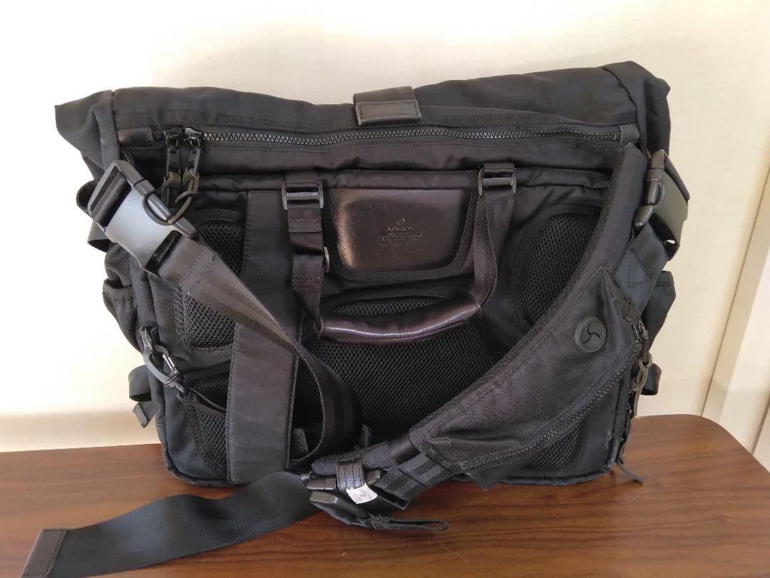 バッグ AS2OV CORDURA DOBBY 305D 2WAY BAG BLACK