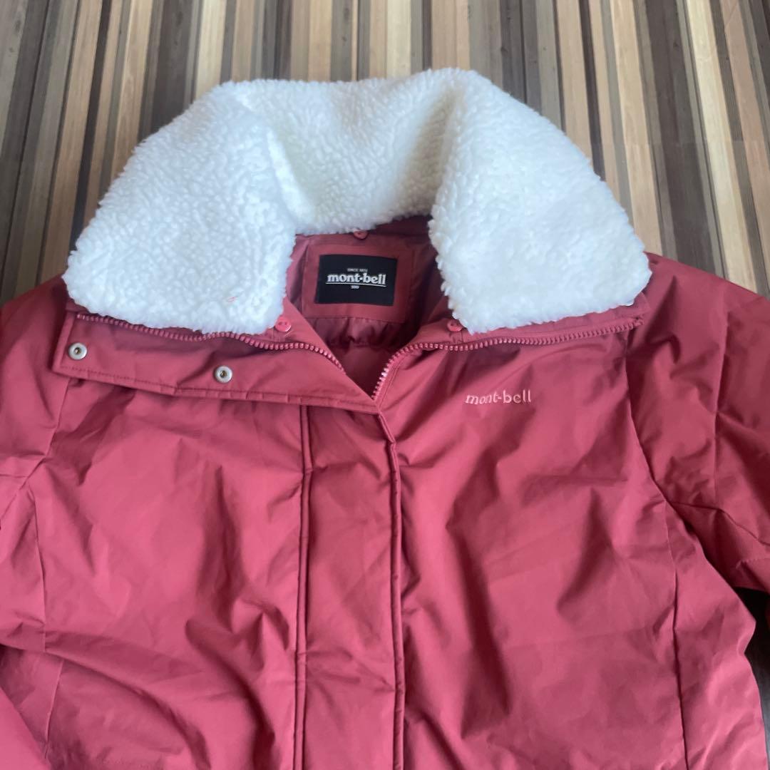 美品！mont-bell モンベル レディース(L)5重レイヤー 防寒 ボア襟
