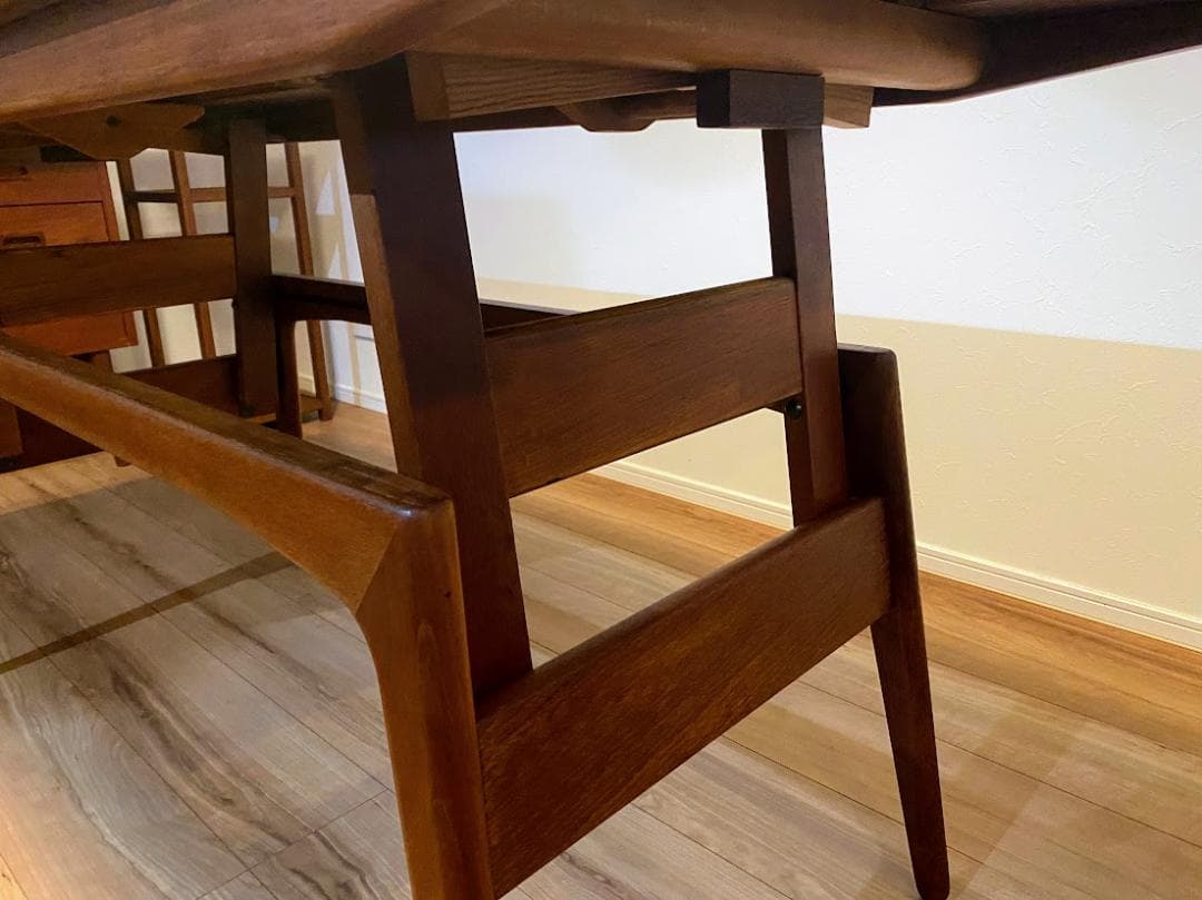 1960s デンマーク製 チーク エレベーターテーブル 仕上済