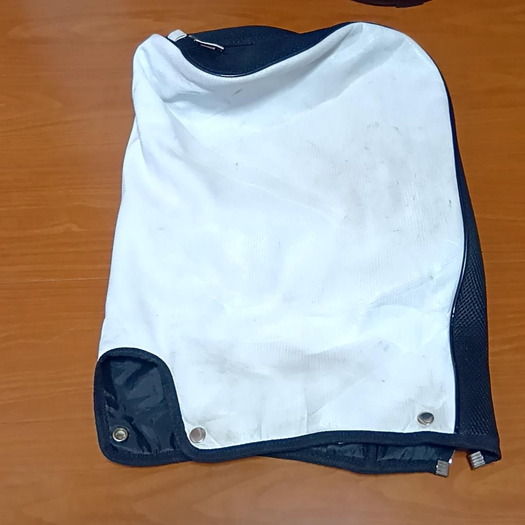 ルコック 軽量キャディバッグ 9型　QQBPJJ06 ビッグロゴ　ホワイト