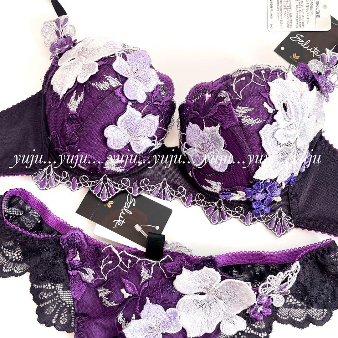 ワコール/サルート 13G p-upブラ Tバック C70