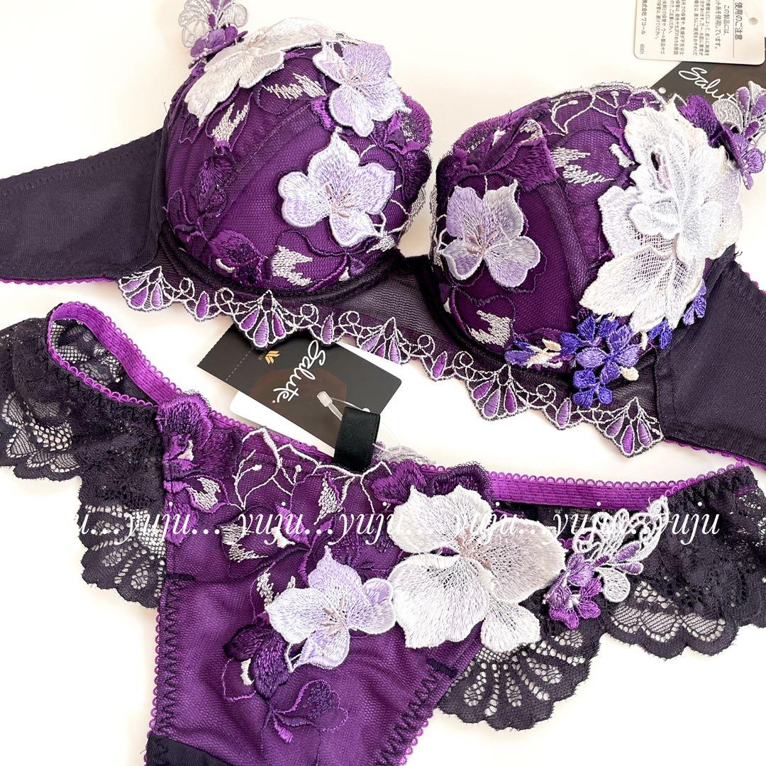 ワコール/サルート 13G p-upブラ Tバック C70