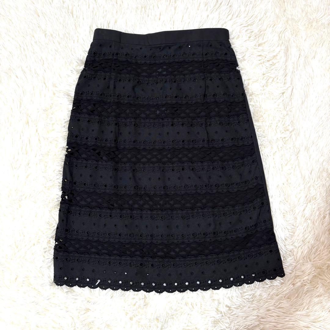 トリココムデギャルソン 編み込み 総柄 スカート 2001