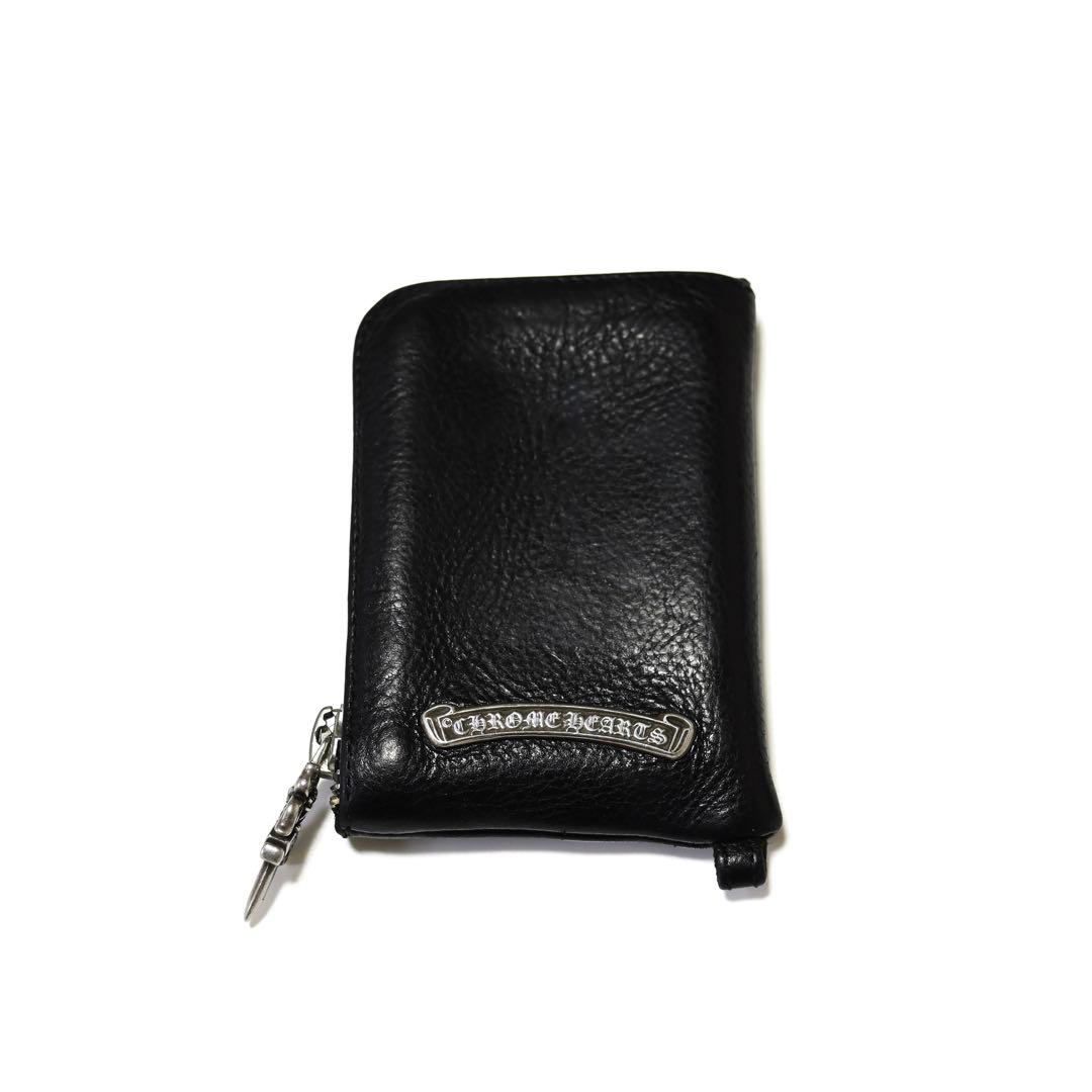 本物 クロムハーツ TINY ZIP タイニージップ セメタリー クロス 財布