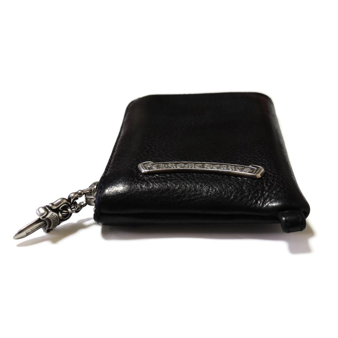 本物 クロムハーツ TINY ZIP タイニージップ セメタリー クロス 財布