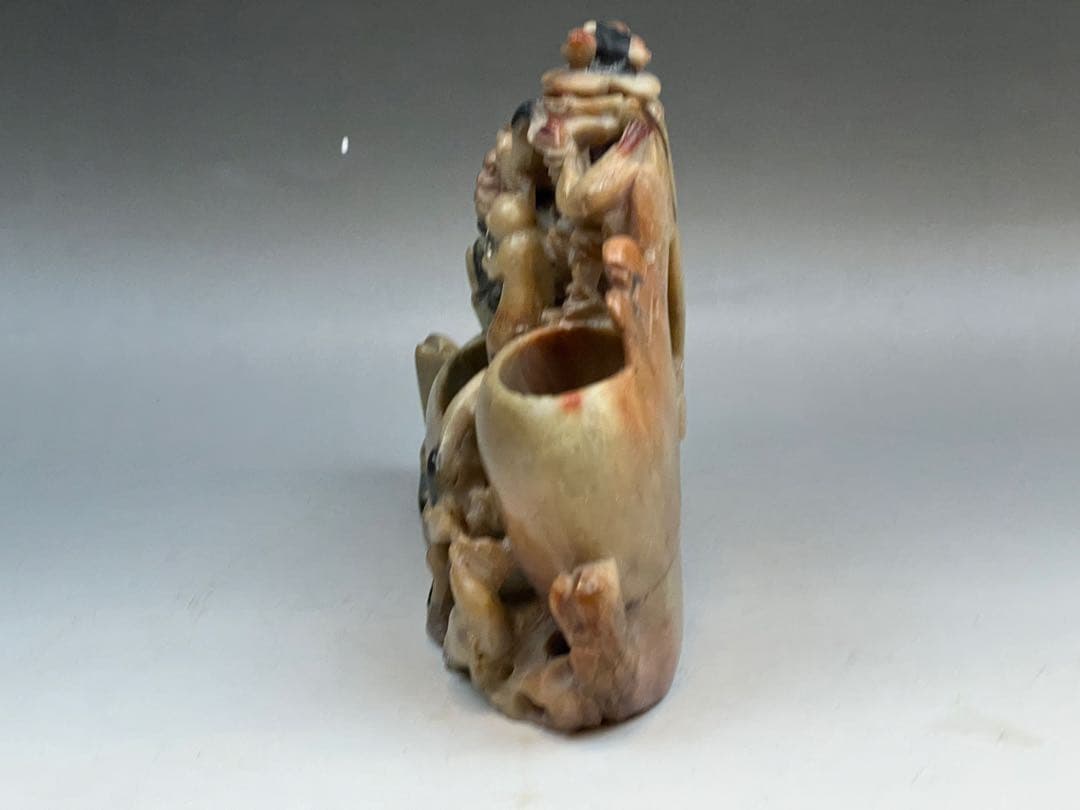 ［珍品］寿山石　置物　中国古董送料込み