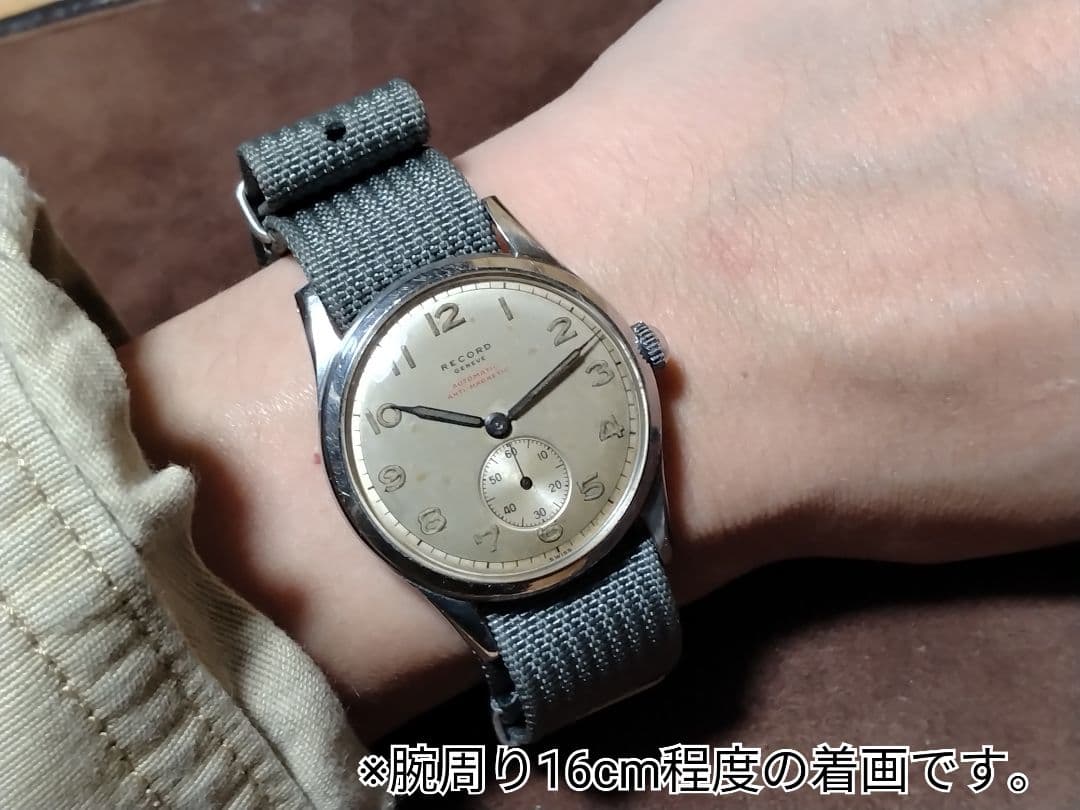 か*き様 レコード　バンパーオート　自動巻き時計