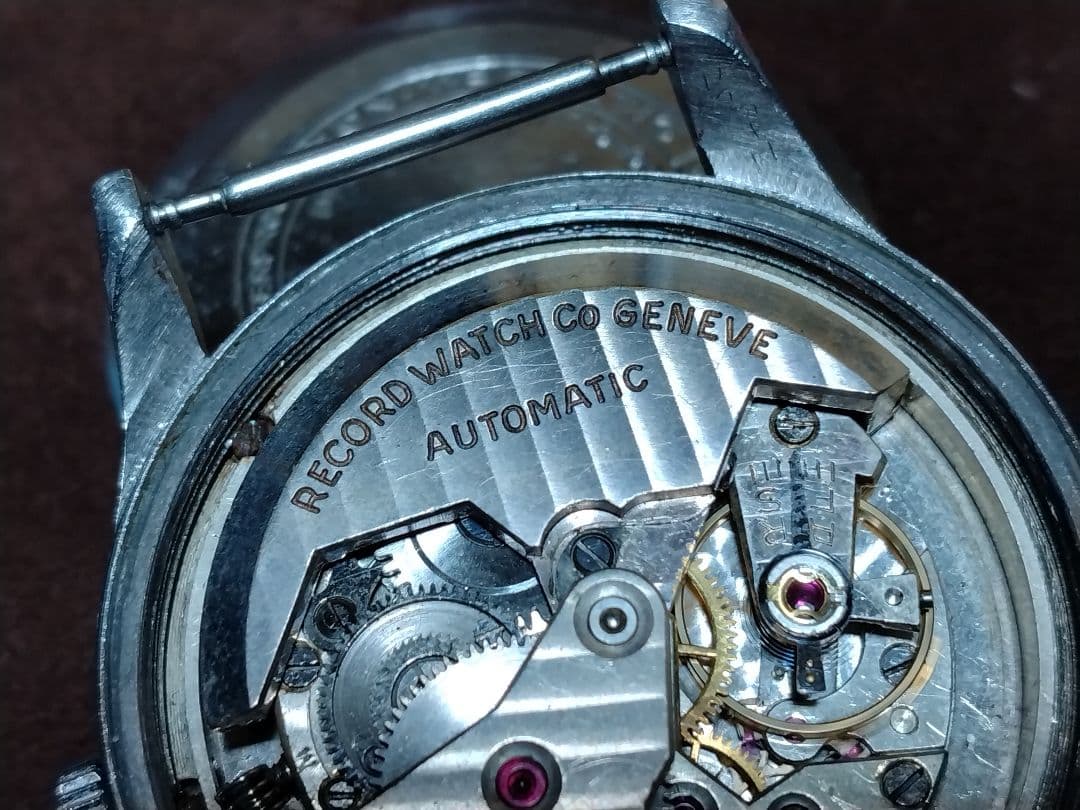 か*き様 レコード　バンパーオート　自動巻き時計