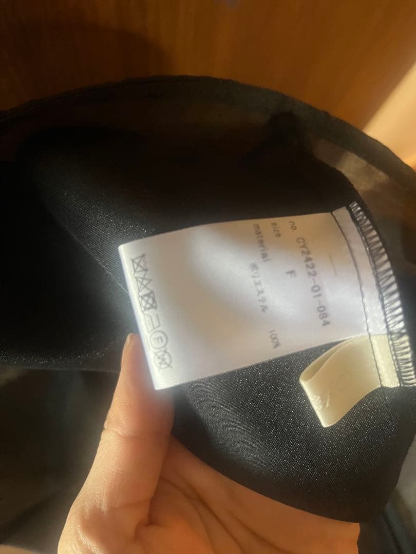 新品未使用cygneビックパフスリーブシースルートップスnadine