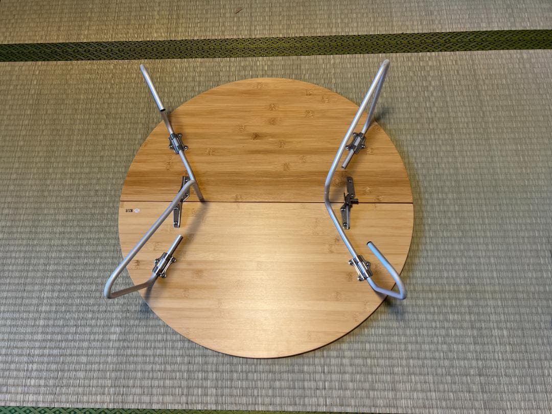 新品）スノーピーク　ワンアクションちゃぶ台竹 M　テーブル 650mm